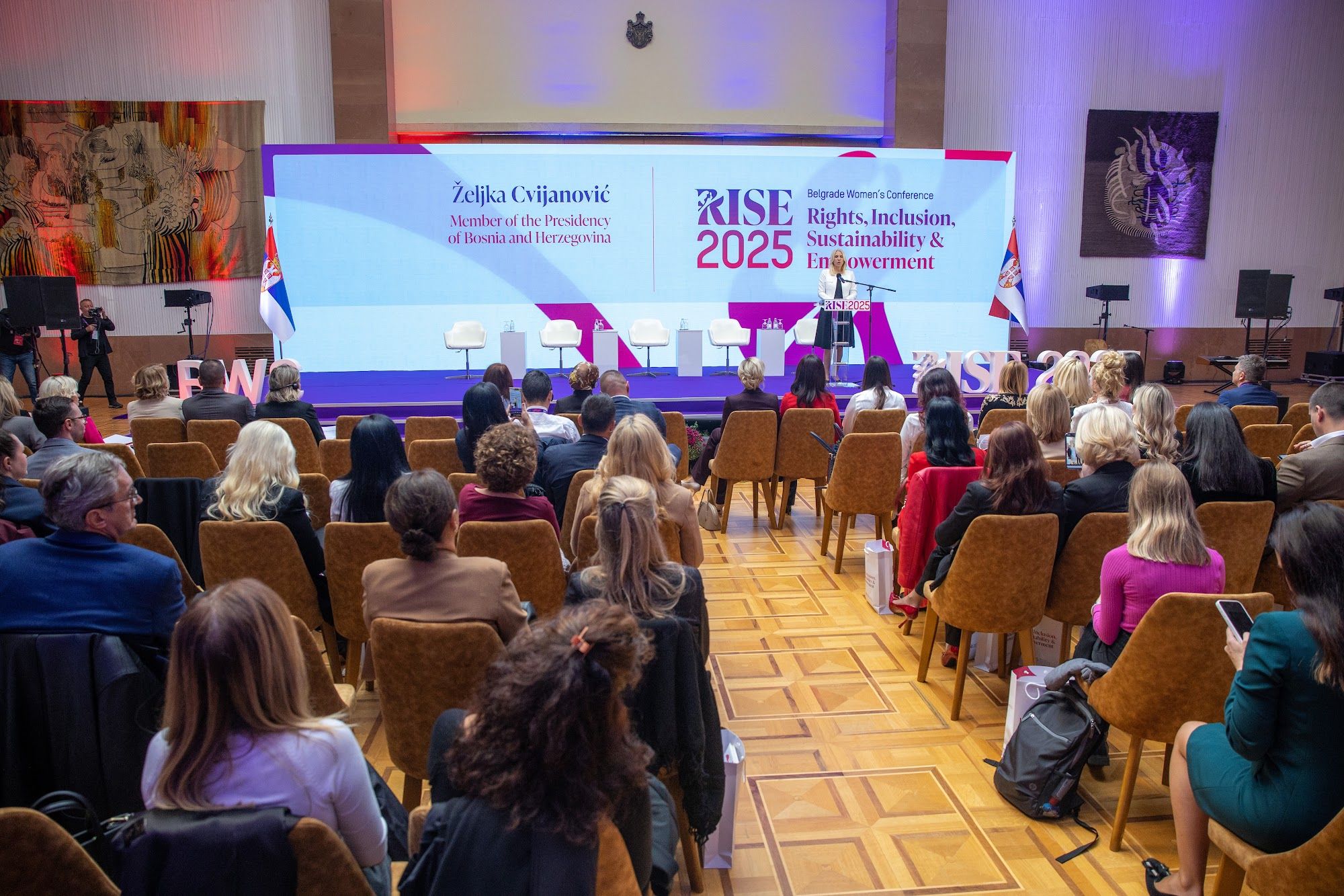 Distinguished speakers: Željka Cvijanović — photograph 1 of 10, RISE 2025
