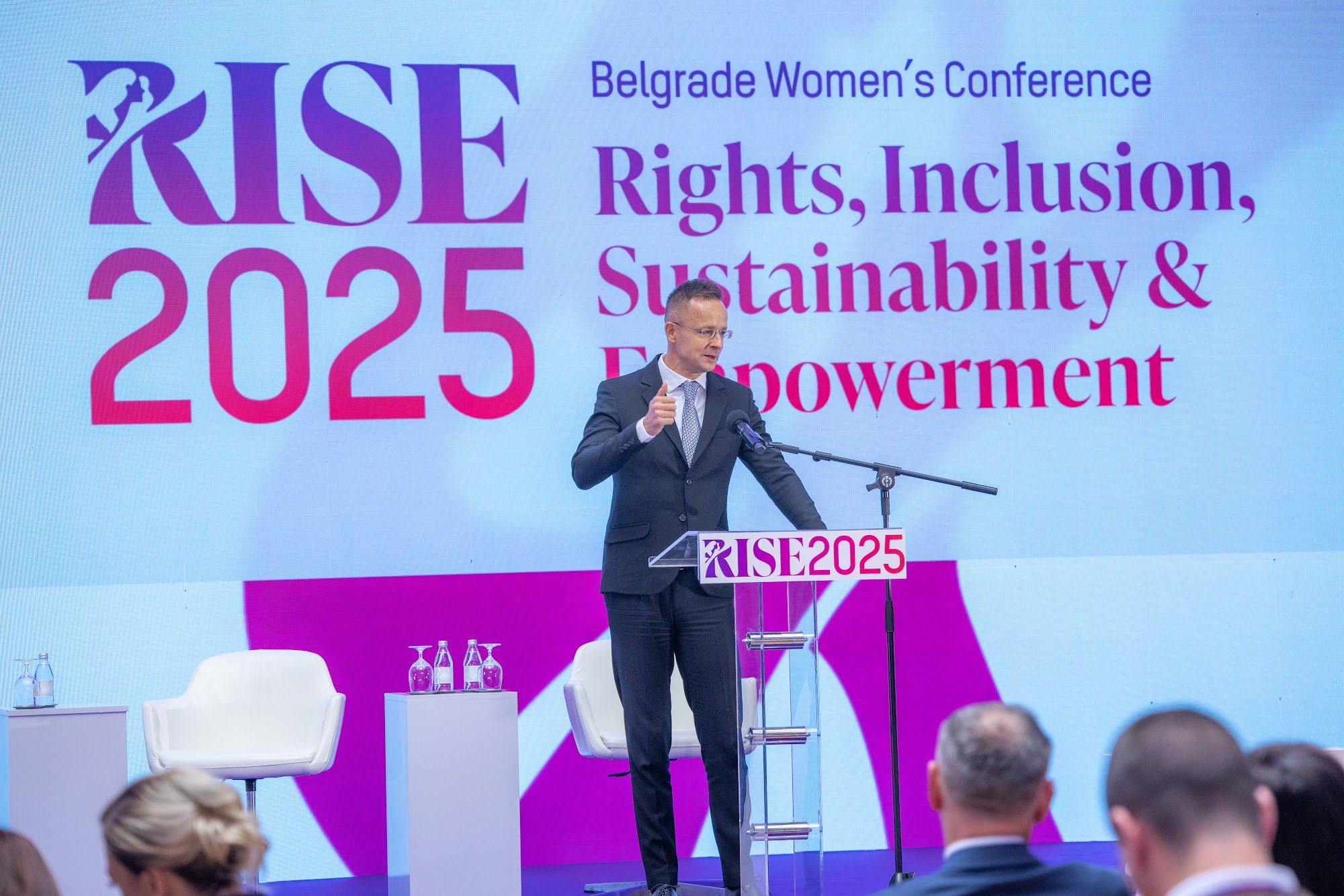 Distinguished speakers: Péter Szijjártó — photograph 2 of 25, RISE 2025