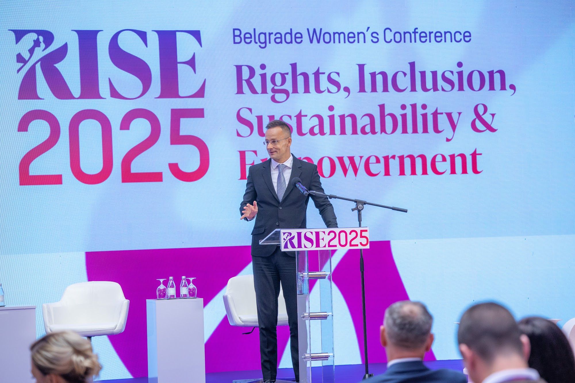 Distinguished speakers: Péter Szijjártó — photograph 3 of 25, RISE 2025