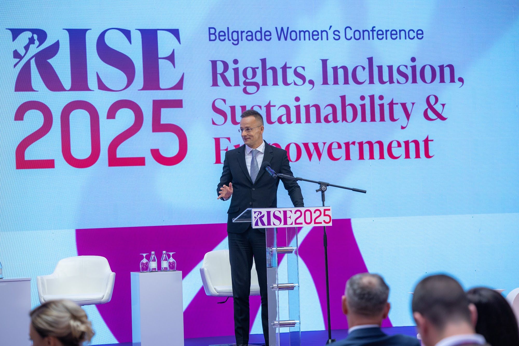 Distinguished speakers: Péter Szijjártó — photograph 4 of 25, RISE 2025