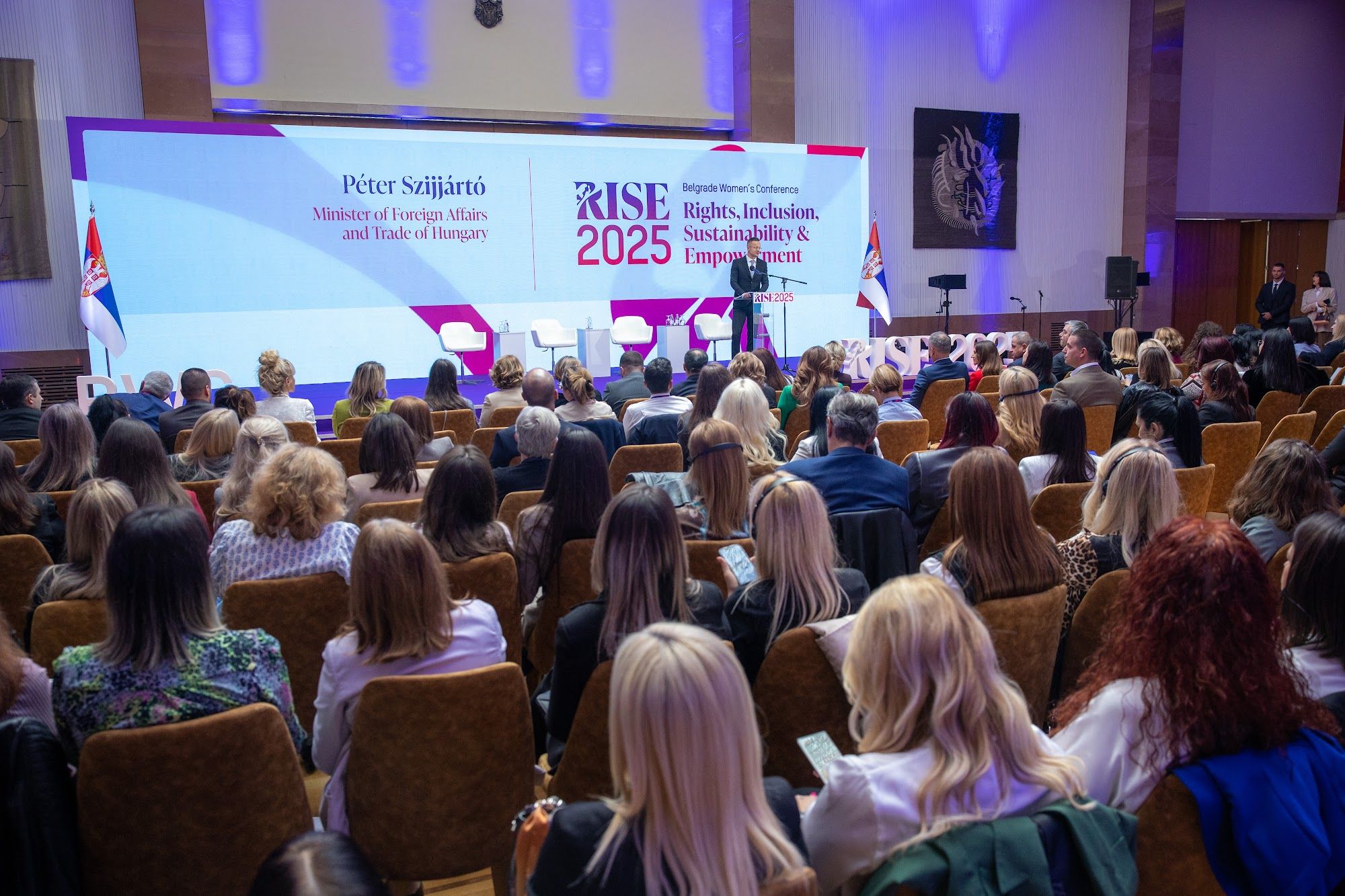 Distinguished speakers: Péter Szijjártó — photograph 5 of 25, RISE 2025