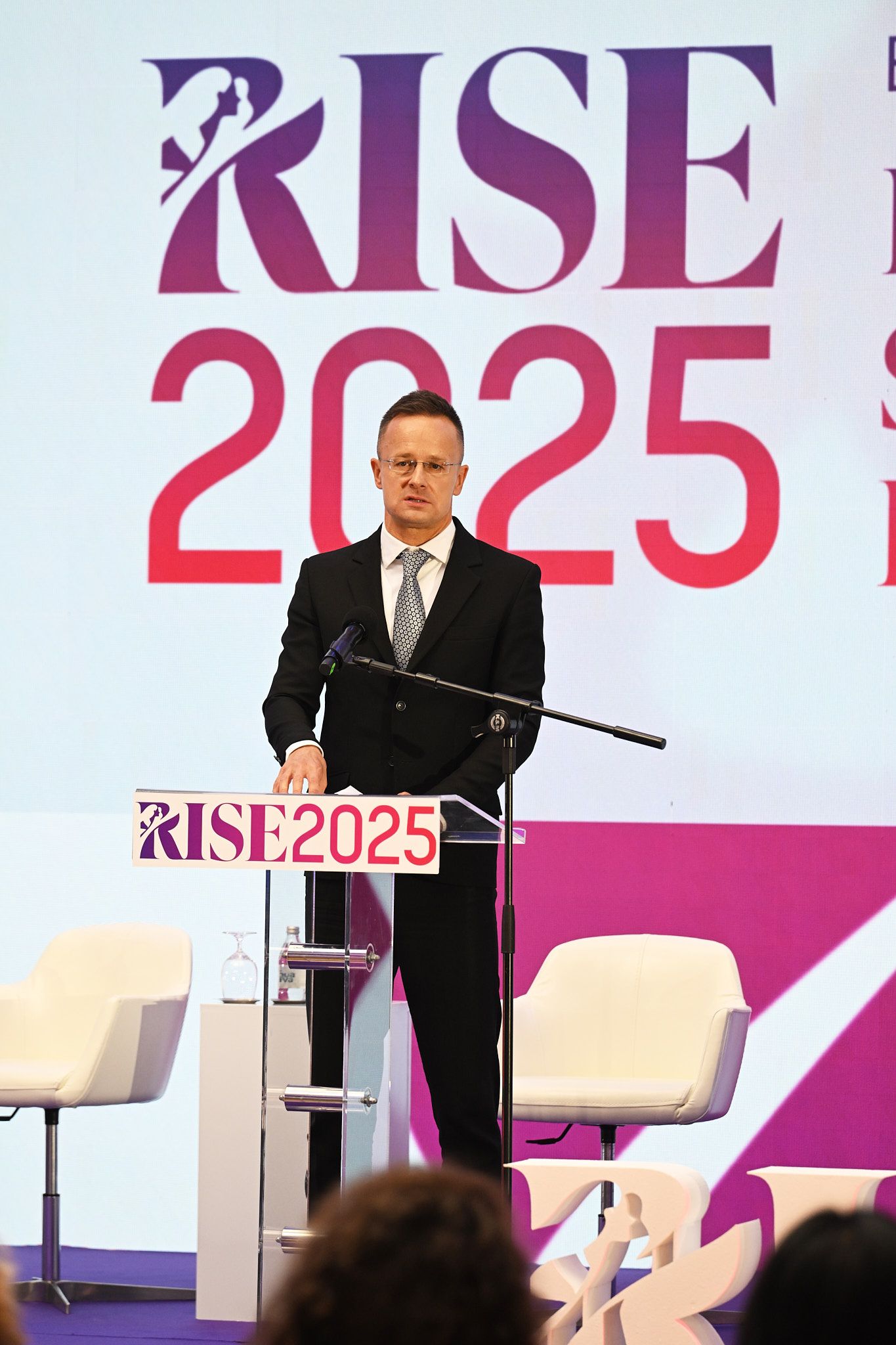 Distinguished speakers: Péter Szijjártó — photograph 12 of 25, RISE 2025