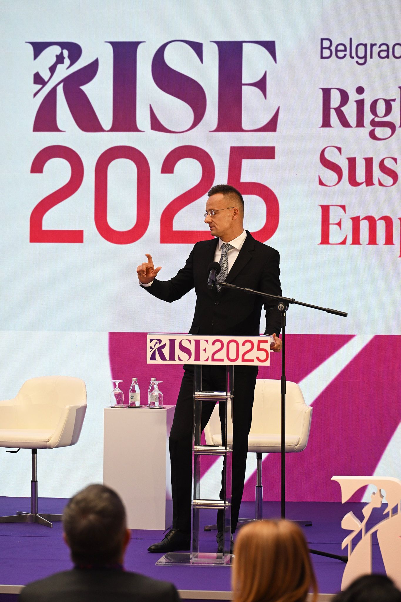 Distinguished speakers: Péter Szijjártó — photograph 16 of 25, RISE 2025