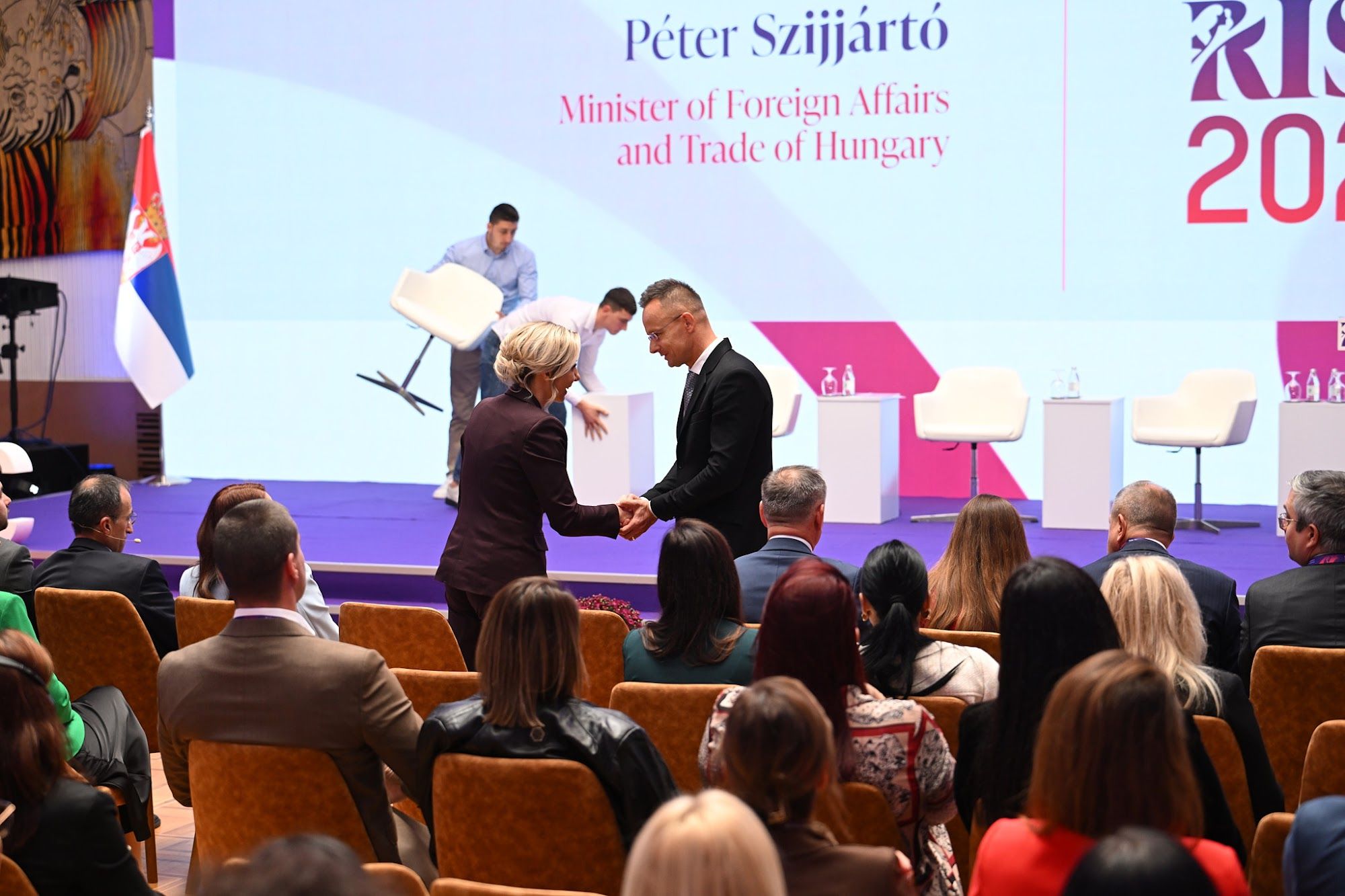 Distinguished speakers: Péter Szijjártó — photograph 17 of 25, RISE 2025