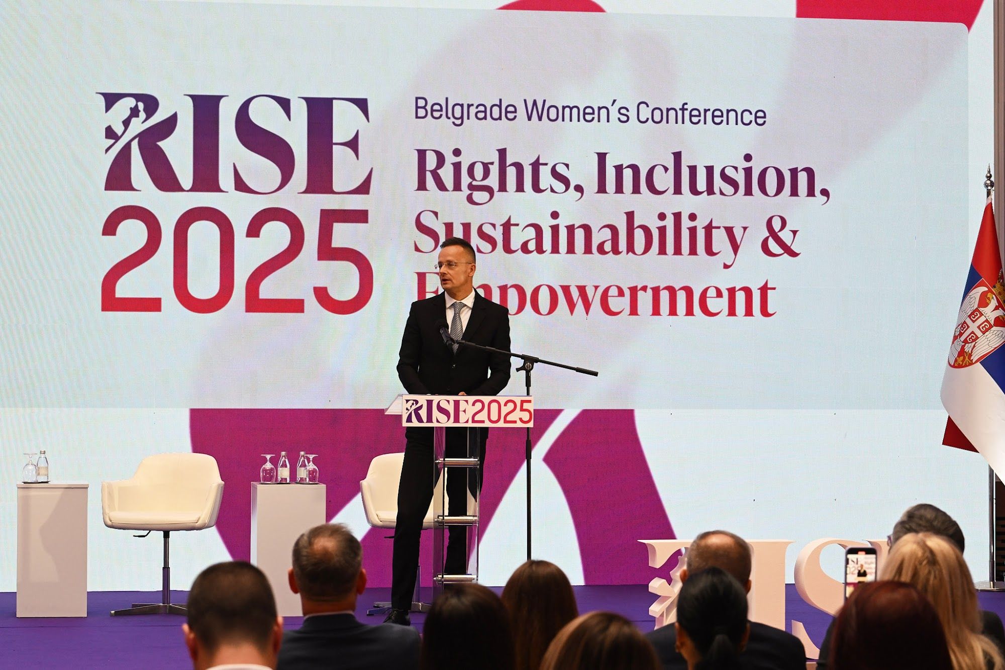 Distinguished speakers: Péter Szijjártó — photograph 22 of 25, RISE 2025