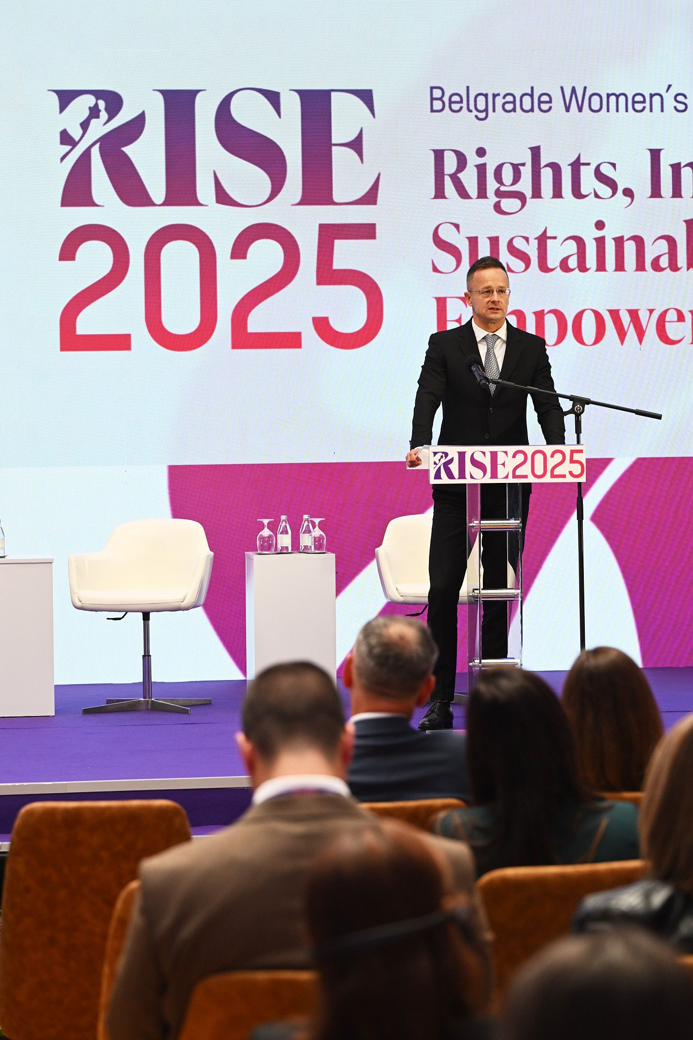 Distinguished speakers: Péter Szijjártó — photograph 23 of 25, RISE 2025