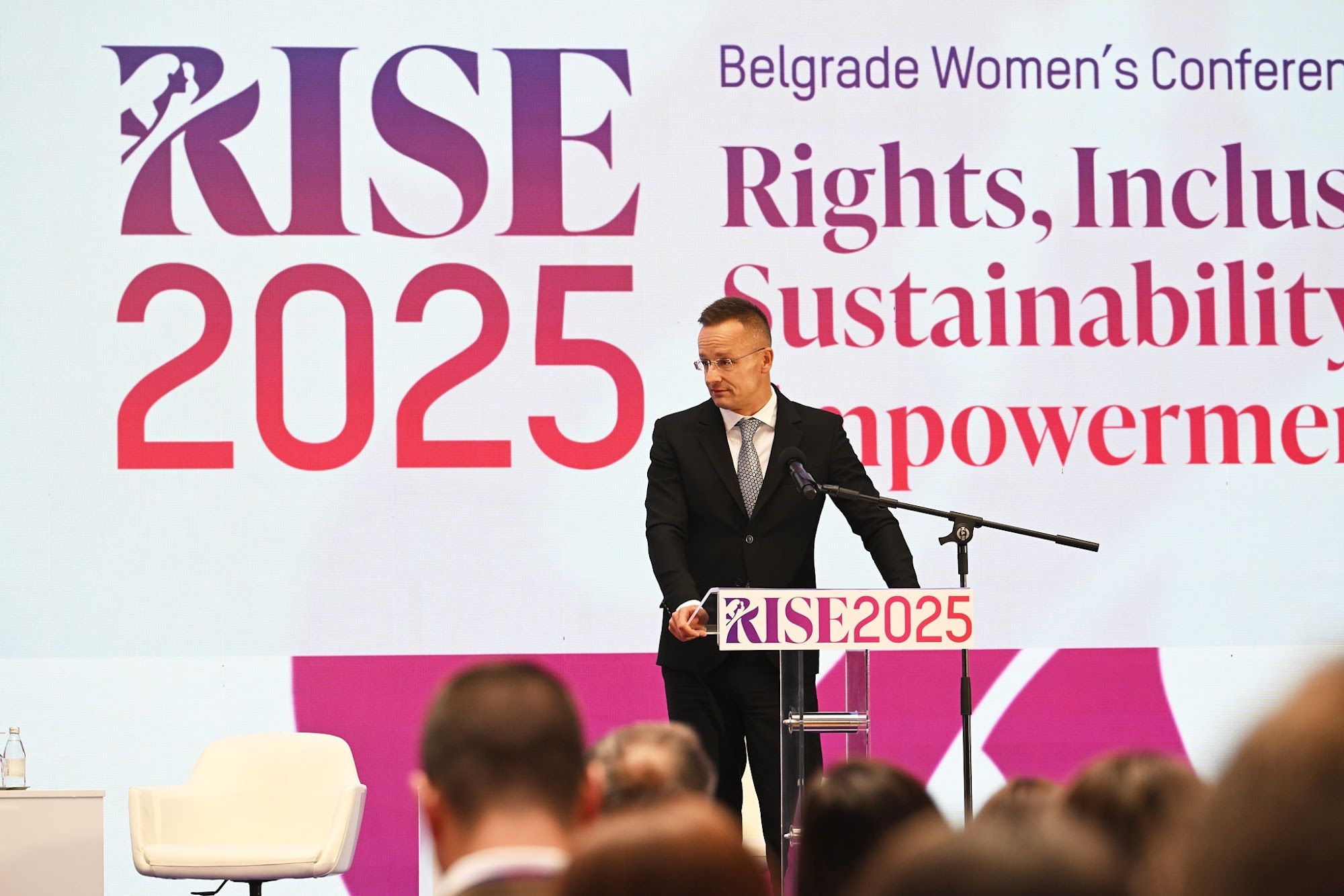 Distinguished speakers: Péter Szijjártó — photograph 24 of 25, RISE 2025